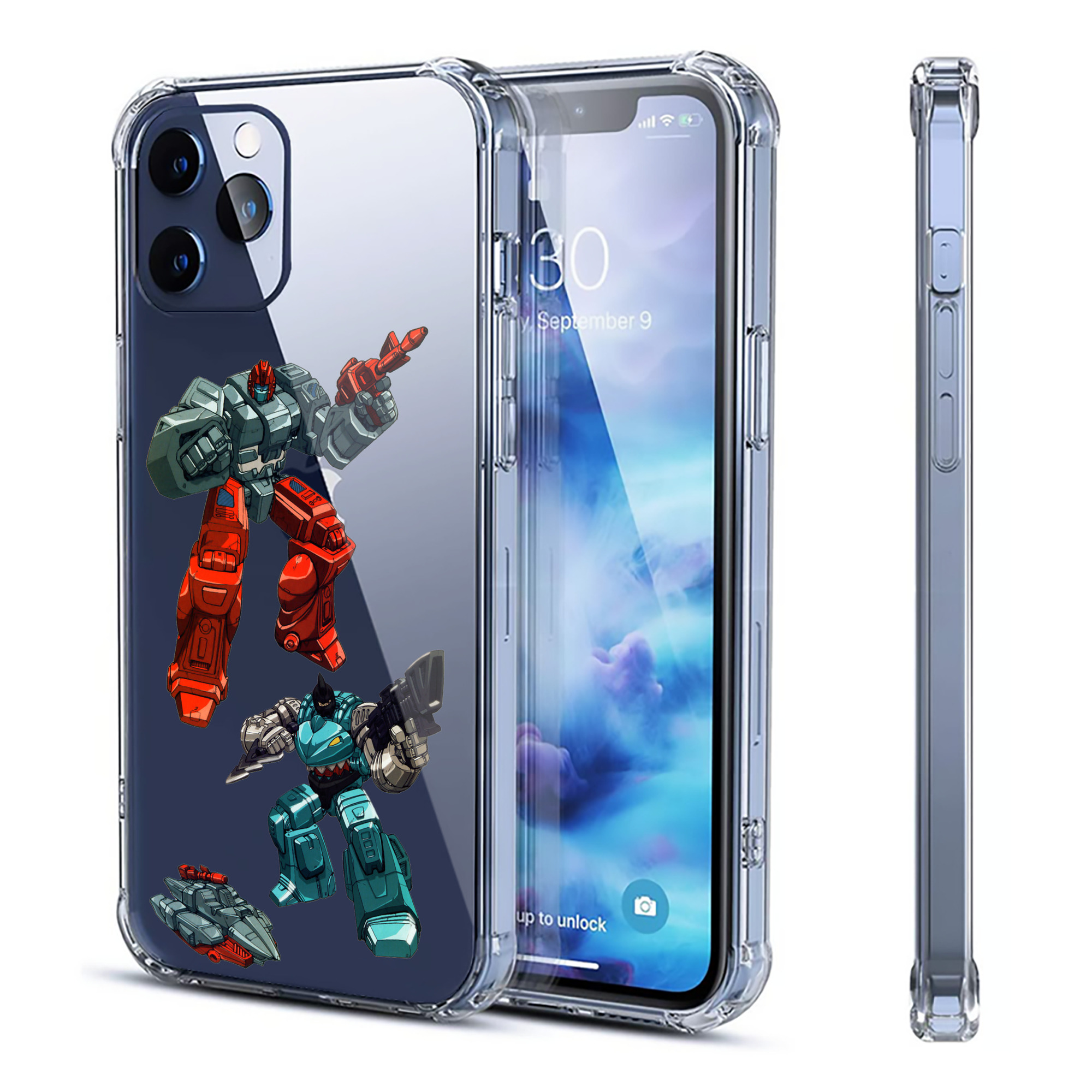 （画像用）  【iPhone 12シリーズ対応】透明スマホケース（クリアソフトケース）